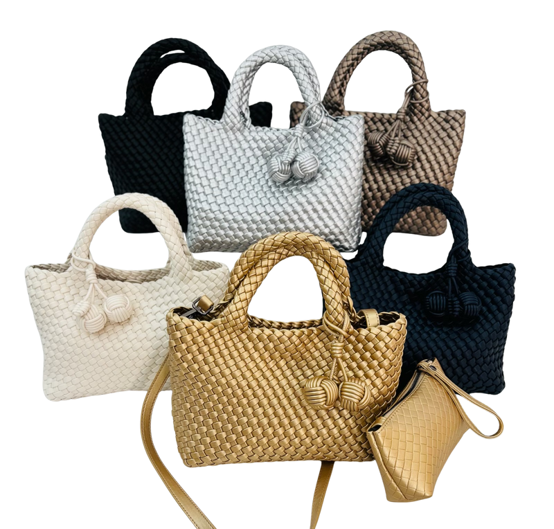 J8D-9045-Woven Vegan Bag Set