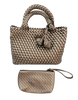 J8D-9045-Woven Vegan Bag Set