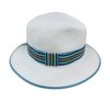 J11F - HH3355 - Bright Trimmed Ribbon Hat