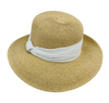 J14D - HH2987 - Straw/Sash Hat