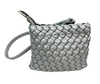 G6F2-2579B – Woven Mini Vegan Wristlet