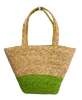 J3B R11052 - Two Tone Straw Tote