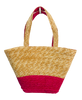 J3B R11052 - Two Tone Straw Tote