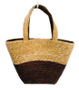 J3B R11052 - Two Tone Straw Tote