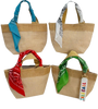J3D-B893-71 - Jute/Canvas Small Tote