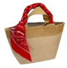 J3D-B893-71 - Jute/Canvas Small Tote