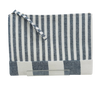 J7B - CE6881 - Striped Canvas Wristlet