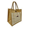J13F-B915 - Canvas/Burlap Tote