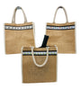 G10A-B875-71SP – Burlap Medium Tote