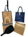 G8B-B875-71TR – Medium Jute Tote with Trimmings