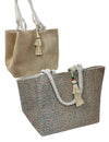 G8E-CE6729 – Tightly Woven Multi Colored Shoulder Tote