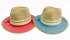 H11C1 – HCJ392 – straw hat with colored trim