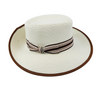 G12A-HH3216 – Tailored Straw/Ribbon Trim Hat