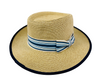 G12A-HH3216 – Tailored Straw/Ribbon Trim Hat