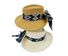 E11A - HH2846 - Batik Trimmed Hat