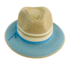 H11C1 – HCJ392 – straw hat with colored trim