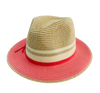 H11C1 – HCJ392 – straw hat with colored trim