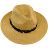 J5E - HH3006 - Straw with Ribbon Trim Hat