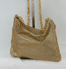 K4E - HBG104697 - Whiting and Davis Metallic Dress Bag
