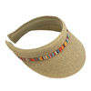 K7A - HH2244 - Trimmed Straw Clip Visor