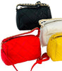 J9A-104049 - Quilted Vegan Square Bag