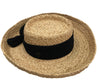 E12F - HH2603 - Natural Straw/Sash Hat