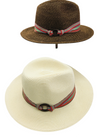 E12E - HH2659-2  Multi Colored Sash Straw Hat