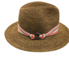 D2F-HH2659-2  Multi Colored Sash Straw Hat