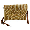 F1A – MB0215 – Straw Multicolored Clutch