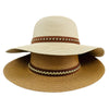 F9D – CAP00679 – Straw Hat with Trimming