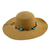 F1E – CAP00684 – Stone Trimmed Straw Hat