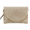 F1A – MB0215 – Straw Multicolored Clutch