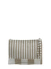 J7B - CE6881 - Striped Canvas Wristlet